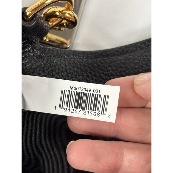 Marc Jacobs Empire City Crossbody Flap Shoulder Bag Black Leather - Picture 9 of 15